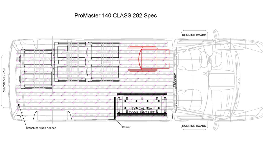 2020 Gsa 282 Promaster 140 Class Floor Plan